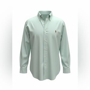 Ralph Lauren Men's Polo Mint Green Button Down Shirt